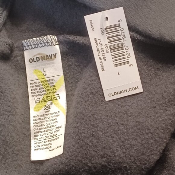 NEW Old Navy Panther Gray High Waisted Fleece Lined Fashion Layering Legging - Picture 8 of 13